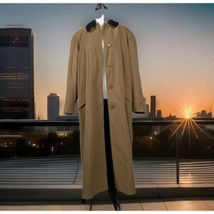 Vtg Talbots Trench Coat Womens Size 14 Classic Lined Old Money Quiet Luxury 2923